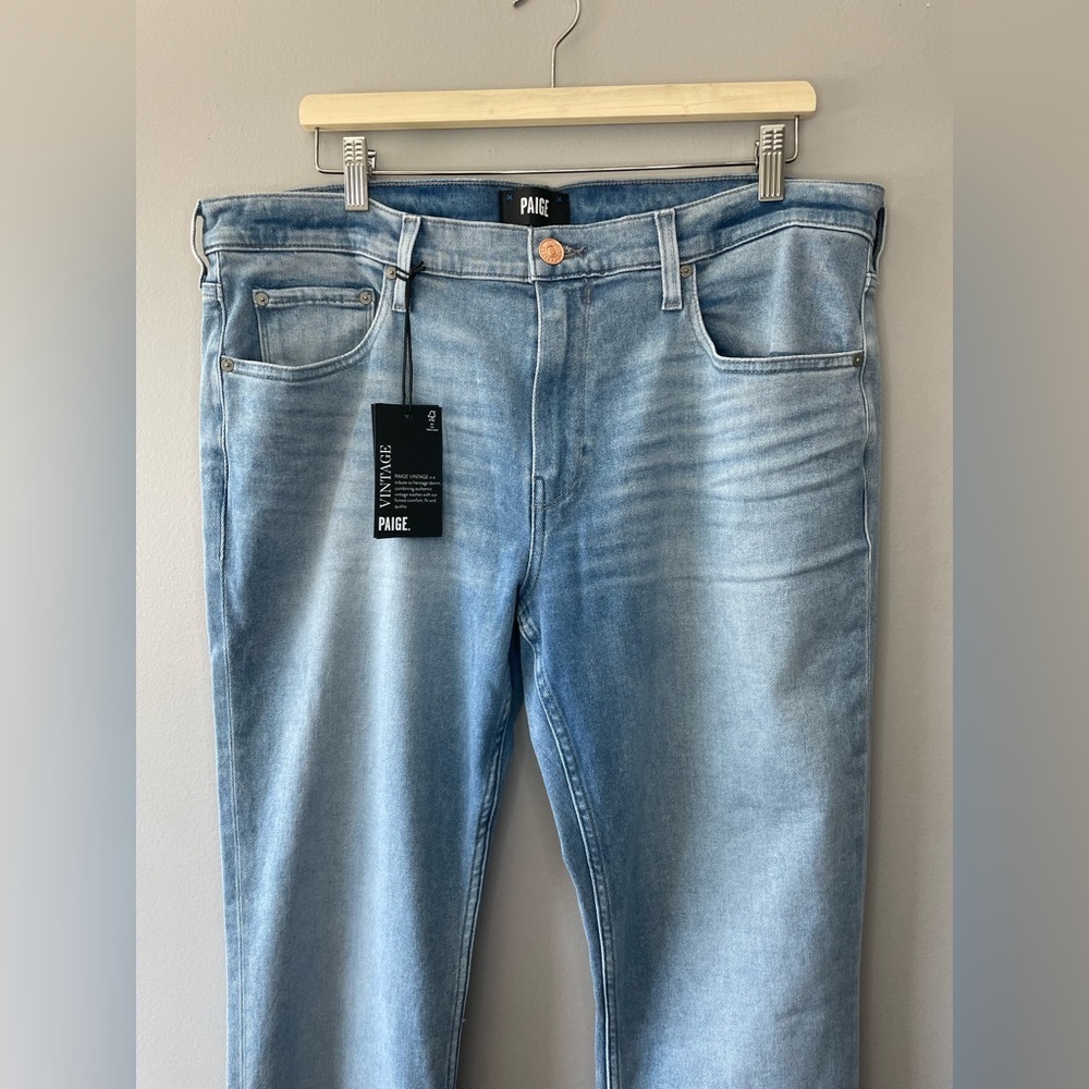 [36] NWT PAIGE Men’s Federal Slim Straight Vintage Jonah Wash Denim Jean